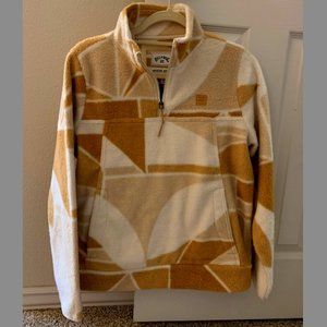NWT Billabong Women's Boundary Mock Half-Zip Fleece Pullover, M